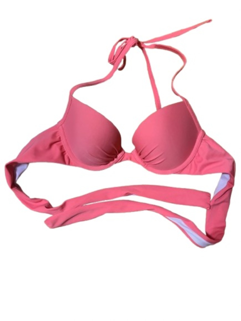 Aerie Women’s Pink Halter Push Up Bikini Top Size 32B